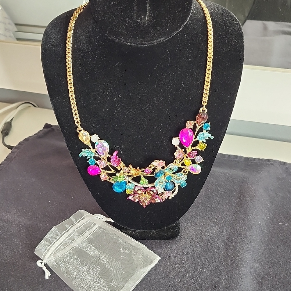 Colorful Floral Necklace